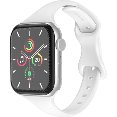 imoshion Slim Silikonarmband für Apple Watch 44/45/46/49 mm - Weiß imoshion Slim Silikonarmband für Apple Watch 44/45/46/49 mm - Weiß