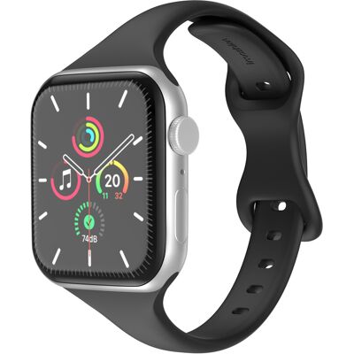 imoshion Slim Silikonarmband für Apple Watch 44/45/46/49 mm - Schwarz imoshion Slim Silikonarmband für Apple Watch 44/45/46/49 mm - Schwarz