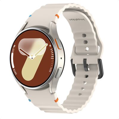 imoshion Wave Silikonarmband für das Samsung Galaxy Watch 4 / 5 / 6 / 7 / FE (20 mm) - Starlight imoshion Wave Silikonarmband für das Samsung Galaxy Watch 4 / 5 / 6 / 7 / FE (20 mm) - Starlight