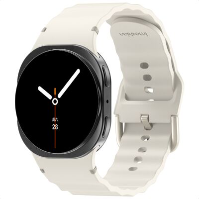 imoshion Wave Silikonarmband für Samsung Galaxy Watch 9 (40/44mm) / Watch 8 (40/44mm) / Classic (46mm) - Polarstern imoshion Wave Silikonarmband für Samsung Galaxy Watch 9 (40/44mm) / Watch 8 (40/44mm) / Classic (46mm) - Polarstern