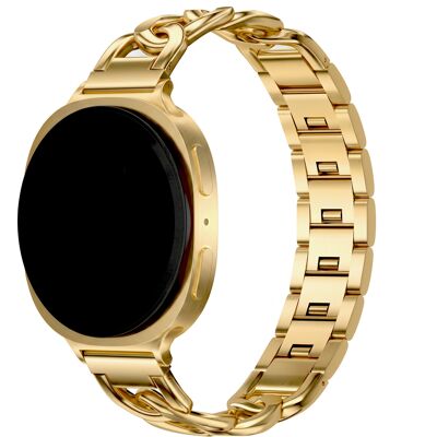 Selencia Chain Armband für Samsung Galaxy Watch 9 (40/44mm) / Watch 8 (40/44mm) / Classic (46mm) - Gold Selencia Chain Armband für Samsung Galaxy Watch 9 (40/44mm) / Watch 8 (40/44mm) / Classic (46mm) - Gold