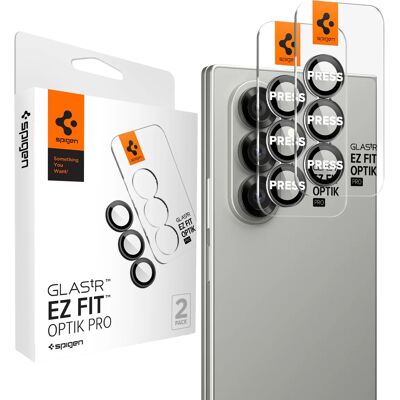 Spigen Optik Pro EZ Fit Lens Protector - Kameralinsenschutz (2er-Pack) für das Samsung Galaxy Z Fold 8 Ultra - Schwarz Spigen Optik Pro EZ Fit Lens Protector - Kameralinsenschutz (2er-Pack) für das Samsung Galaxy Z Fold 8 Ultra - Schwarz