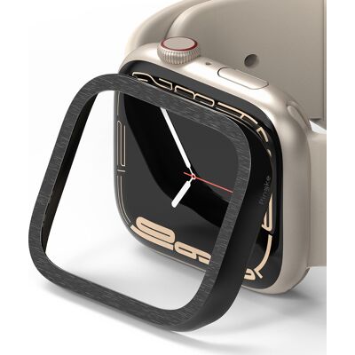 Ringke Bezel Styling für das Apple Watch 7 / 8 / 9 - 45 mm - Hairline Plain Silver Ringke Bezel Styling für das Apple Watch 7 / 8 / 9 - 45 mm - Hairline Plain Silver