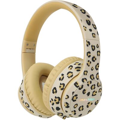 imoshion Special Edition - Kabellose Kinderkopfhörer mit Leopardenmuster LED Light - Dezibelbegrenzer - Mit AUX-kabel - Leopard imoshion Special Edition - Kabellose Kinderkopfhörer mit Leopardenmuster LED Light - Dezibelbegrenzer - Mit AUX-kabel - Leopard