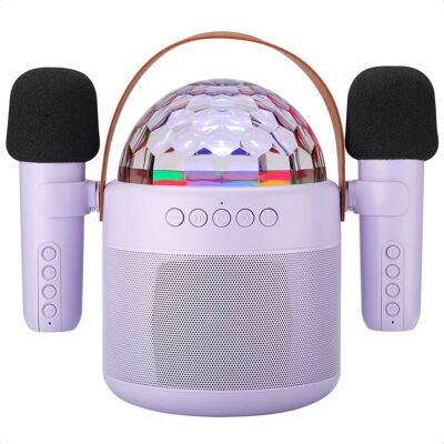 imoshion Sing & Shine Karaoke-Set - Lautsprecher und 2 Mikrofone - Lavender Lilac imoshion Sing & Shine Karaoke-Set - Lautsprecher und 2 Mikrofone - Lavender Lilac