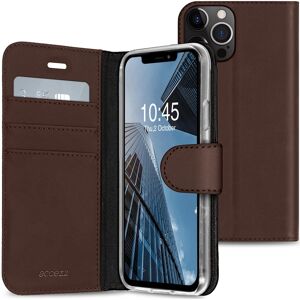 Accezz Wallet TPU Klapphülle für das Apple iPhone 13 Pro - Dunkelbraun Accezz Wallet TPU Klapphülle für das Apple iPhone 13 Pro - Dunkelbraun