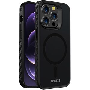 Accezz Rugged Frosted Back Cover mit MagSafe für das Apple iPhone 14 Pro Max - Schwarz Accezz Rugged Frosted Back Cover mit MagSafe für das Apple iPhone 14 Pro Max - Schwarz