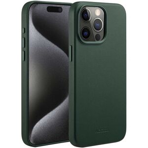 Accezz MagSafe Leather Backcover für das Apple iPhone 15 Pro Max - Cedar Green Accezz MagSafe Leather Backcover für das Apple iPhone 15 Pro Max - Cedar Green