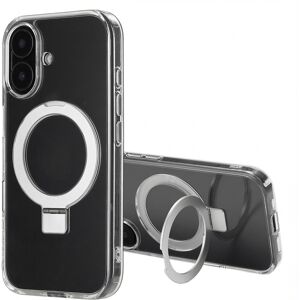 Accezz Ring Stand Backcover mit MagSafe für das Apple iPhone 16 - Transparent Accezz Ring Stand Backcover mit MagSafe für das Apple iPhone 16 - Transparent