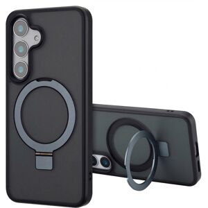 Accezz Ring Stand Backcover mit MagSafe für das Samsung Galaxy S25 - Schwarz Accezz Ring Stand Backcover mit MagSafe für das Samsung Galaxy S25 - Schwarz