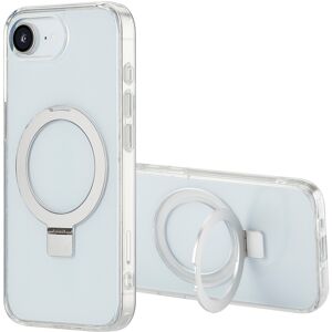Accezz Ring Stand Backcover mit MagSafe für das Apple iPhone 17e / 16e - Transparent Accezz Ring Stand Backcover mit MagSafe für das Apple iPhone 17e / 16e - Transparent