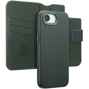 Accezz 2-in-1 Klapphülle aus Leder mit MagSafe für das Apple iPhone 17e / 16e - Cedar Green Accezz 2-in-1 Klapphülle aus Leder mit MagSafe für das Apple iPhone 17e / 16e - Cedar Green