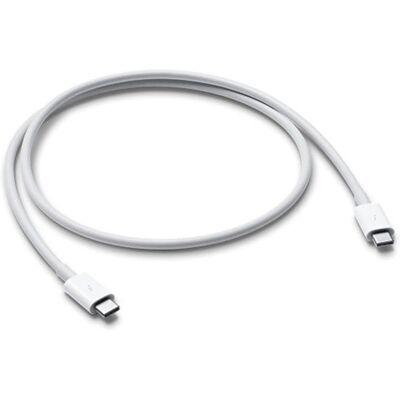 Thunderbolt 3 Kabel – Ladekabel für Apple MacBooks – 0,8 Meter – Weiß Thunderbolt 3 Kabel – Ladekabel für Apple MacBooks – 0,8 Meter – Weiß