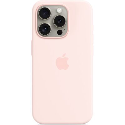 Silikon-Case MagSafe für das Apple iPhone 15 Pro - Light Pink Silikon-Case MagSafe für das Apple iPhone 15 Pro - Light Pink