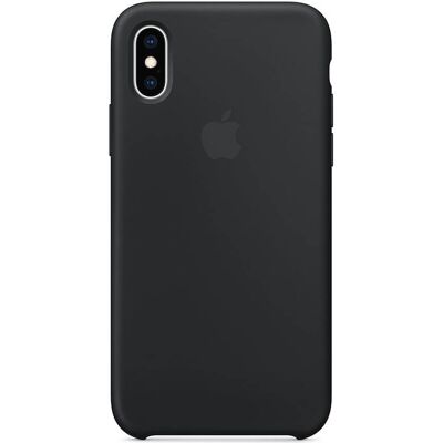 Silikoncase für das Apple iPhone X / Xs - Schwarz Silikoncase für das Apple iPhone X / Xs - Schwarz