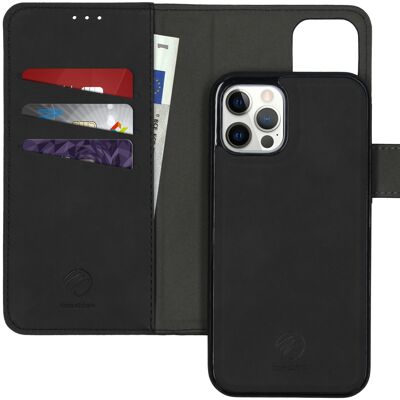 imoshion Entfernbare 2-1 Luxus Klapphülle für das Apple iPhone 12 (Pro) - Schwarz imoshion Entfernbare 2-1 Luxus Klapphülle für das Apple iPhone 12 (Pro) - Schwarz