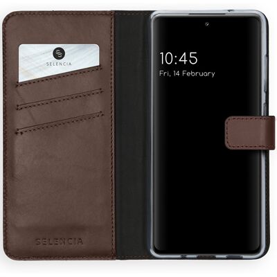 Selencia Echtleder Klapphülle für das Samsung Galaxy S20 FE - Braun Selencia Echtleder Klapphülle für das Samsung Galaxy S20 FE - Braun
