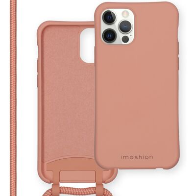 imoshion Color Backcover mit abtrennbarem Band für das Apple iPhone 12 (Pro) - Peach imoshion Color Backcover mit abtrennbarem Band für das Apple iPhone 12 (Pro) - Peach