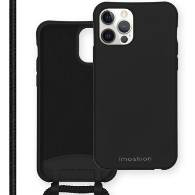 imoshion Color Backcover mit abtrennbarem Band für das Apple iPhone 12 (Pro) - Schwarz imoshion Color Backcover mit abtrennbarem Band für das Apple iPhone 12 (Pro) - Schwarz