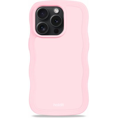 Holdit Pink Wavy Case für iPhone 15 Pro - Handyhülle & Zubehör Holdit Pink Wavy Case für iPhone 15 Pro - Handyhülle & Zubehör