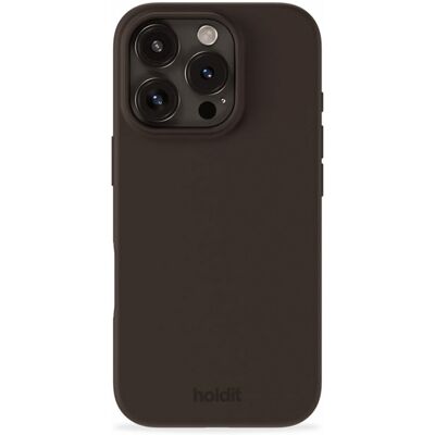 Holdit iPhone 16 Pro Max Soft Touch Silikonhülle - Schokolade Holdit iPhone 16 Pro Max Soft Touch Silikonhülle - Schokolade