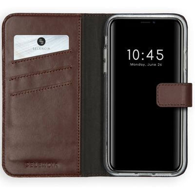 Selencia Echtleder Klapphülle für das Apple iPhone 11 - Braun Selencia Echtleder Klapphülle für das Apple iPhone 11 - Braun