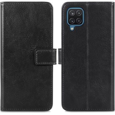 imoshion Luxuriöse Klapphülle für das Samsung Galaxy A12 - Schwarz imoshion Luxuriöse Klapphülle für das Samsung Galaxy A12 - Schwarz