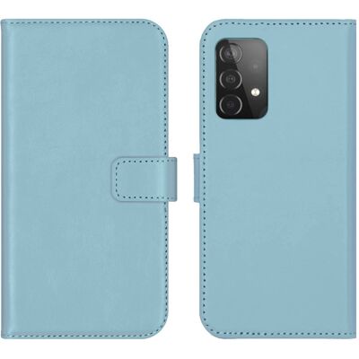 Selencia Echtleder Klapphülle für das Samsung Galaxy A52(s) (5G/4G) - Air Blue Selencia Echtleder Klapphülle für das Samsung Galaxy A52(s) (5G/4G) - Air Blue