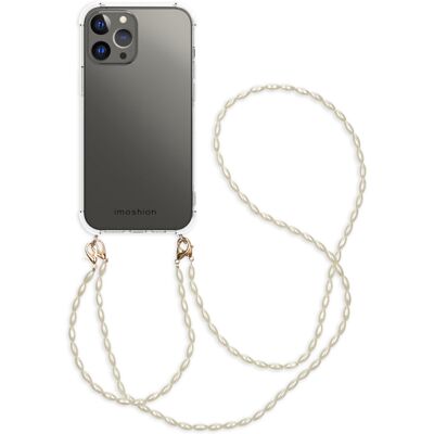 imoshion Handykette mit Perlen + Handgelenkschlaufe für das Apple iPhone 13 Pro Max - Transparent imoshion Handykette mit Perlen + Handgelenkschlaufe für das Apple iPhone 13 Pro Max - Transparent