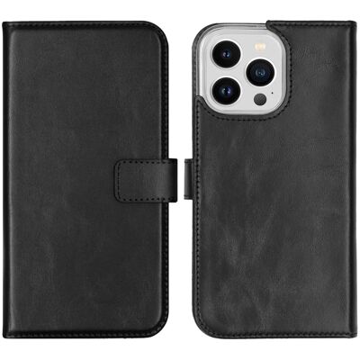 Selencia Echtleder Klapphülle für das Apple iPhone 14 Pro Max - Schwarz Selencia Echtleder Klapphülle für das Apple iPhone 14 Pro Max - Schwarz
