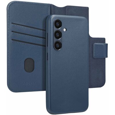 Accezz 2-in-1 Klapphülle aus Leder mit MagSafe für das Samsung Galaxy S24 - Nightfall Blue Accezz 2-in-1 Klapphülle aus Leder mit MagSafe für das Samsung Galaxy S24 - Nightfall Blue