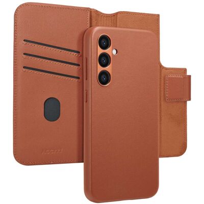 Accezz 2-in-1 Klapphülle aus Leder mit MagSafe für das Samsung Galaxy S24 Plus - Sienna Brown Accezz 2-in-1 Klapphülle aus Leder mit MagSafe für das Samsung Galaxy S24 Plus - Sienna Brown