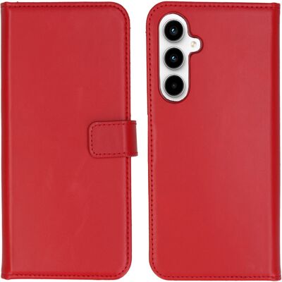 Selencia Echtleder Klapphülle für das Samsung Galaxy A35 - Rot Selencia Echtleder Klapphülle für das Samsung Galaxy A35 - Rot
