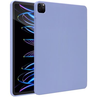 Accezz Liquid Silicone Back Cover mit Stifthalter für das Apple iPad Pro 12.9 (2020/2021/2022) - Lila Accezz Liquid Silicone Back Cover mit Stifthalter für das Apple iPad Pro 12.9 (2020/2021/2022) - Lila