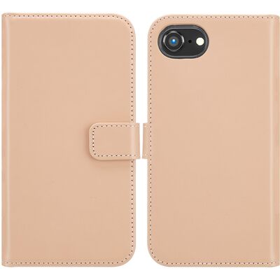 Selencia Echtleder Klapphülle für das Apple iPhone 17e / 16e - Dusty Pink Selencia Echtleder Klapphülle für das Apple iPhone 17e / 16e - Dusty Pink