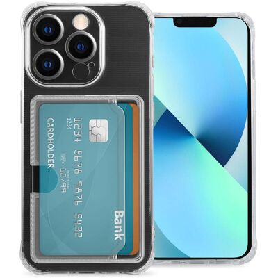 imoshion Soft Case Back Cover mit Kartenhalter für das Apple iPhone 13 Mini - Transparent imoshion Soft Case Back Cover mit Kartenhalter für das Apple iPhone 13 Mini - Transparent