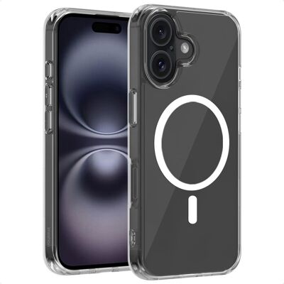 imoshion Protective Back Cover mit MagSafe für das Apple iPhone 16 - Transparent imoshion Protective Back Cover mit MagSafe für das Apple iPhone 16 - Transparent