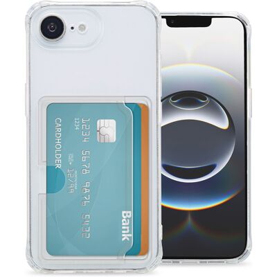 imoshion Soft Case Back Cover mit Kartenhalter für das Apple iPhone 17e / 16e - Transparent imoshion Soft Case Back Cover mit Kartenhalter für das Apple iPhone 17e / 16e - Transparent