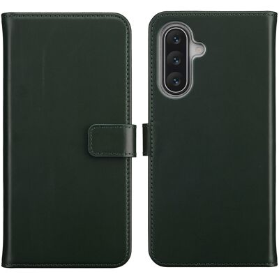 Selencia Echtleder Klapphülle für das Samsung Galaxy A17 (5G) / (4G) - Grün Selencia Echtleder Klapphülle für das Samsung Galaxy A17 (5G) / (4G) - Grün