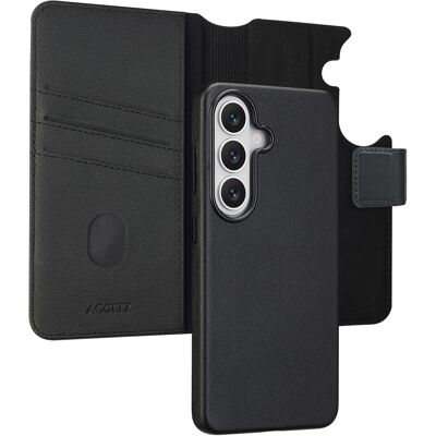 Accezz 2-in-1 Klapphülle aus Leder mit MagSafe für das Samsung Galaxy S26 Plus - Onyx Black Accezz 2-in-1 Klapphülle aus Leder mit MagSafe für das Samsung Galaxy S26 Plus - Onyx Black