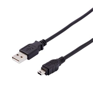 Vivanco USB 2.0 kompatibles Verbindungskabel, 0,75m Schwarz