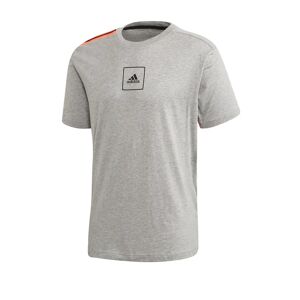Adidas Tape Tee T-Shirt 3 Stripes Grau - XL