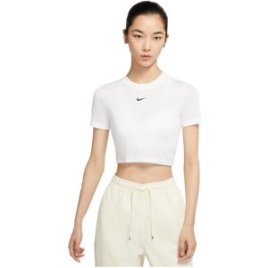 Nike Essential Cropped T-Shirt Damen Weiss F100 - M ( 40/42 )