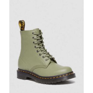 Dr. Martens Damen 1460 Pascal Virginia Leder Stiefel in GrÃ¼n, GrÃ¶ÃŸe: 36