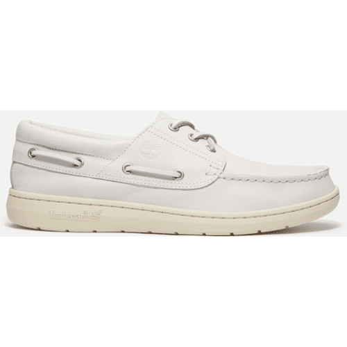 - Timberland Portofino Pier Bootsschuh für Herren in Weiß, Herren, Weiß, Größe: 42