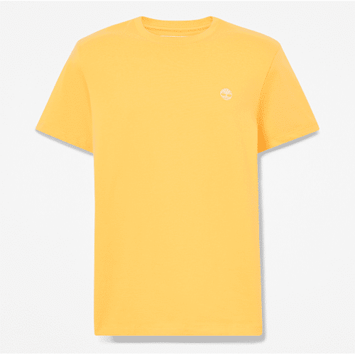 Timberland - Dunstan River Kurzarm-T-Shirt für Herren in Gelb, Herren, Gelb, Größe: M