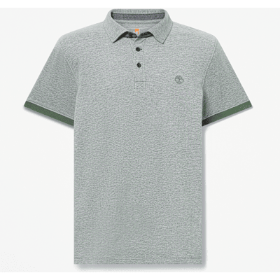 Timberland - Kurzärmeliges Baboosic Brook Oxford-Polohemd für Herren in Dunkelgrün, Herren, Grün, Größe: L Timberland - Kurzärmeliges Baboosic Brook Oxford-Polohemd für Herren in Dunkelgrün, Herren, Grün, Größe: L