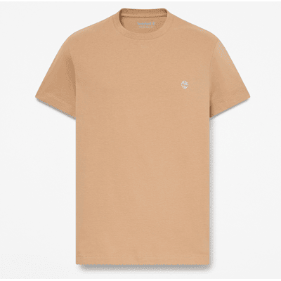 Timberland - Dunstan River Kurzarm-T-Shirt mit schmaler Passform für Herren in Hellbraun, Herren, Braun, Größe: XXL Timberland - Dunstan River Kurzarm-T-Shirt mit schmaler Passform für Herren in Hellbraun, Herren, Braun, Größe: XXL