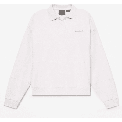 Timberland - Rugby-Polo-Sweatshirt für Damen in Hellbeige, Damen, Beige, Größe: XS Timberland - Rugby-Polo-Sweatshirt für Damen in Hellbeige, Damen, Beige, Größe: XS