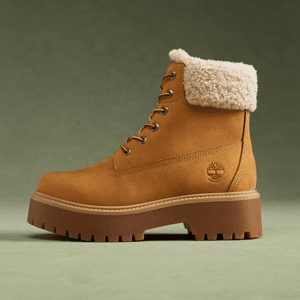 Timberland - Wasserdichter Stone Street Boot mit Plateausohle und warmem Futter für Damen in Gelb, Damen, Gelb, Größe: 39 Timberland - Wasserdichter Stone Street Boot mit Plateausohle und warmem Futter für Damen in Gelb, Damen, Gelb, Größe: 39